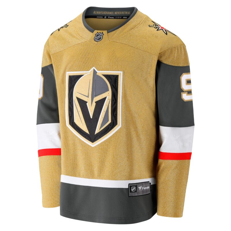 Jack Eichel Vegas Golden Knights Alternate Premier Breakaway Player Jersey - Gold - Image 2