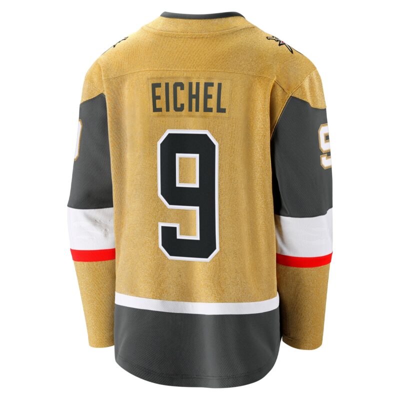 Jack Eichel Vegas Golden Knights Alternate Premier Breakaway Player Jersey - Gold - Image 3