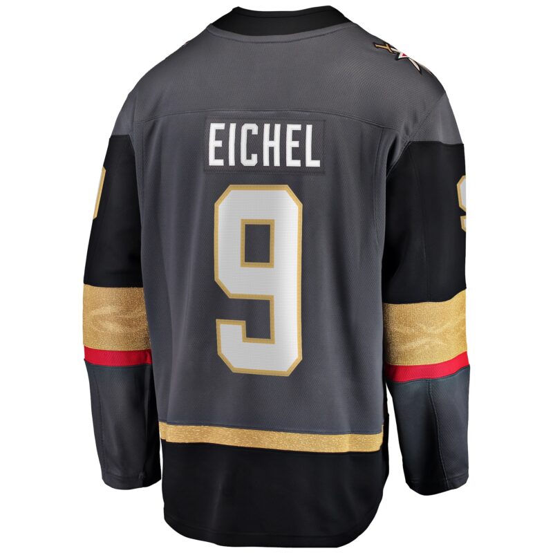 Jack Eichel Vegas Golden Knights Alternate Breakaway Player Jersey - Gray - Image 3