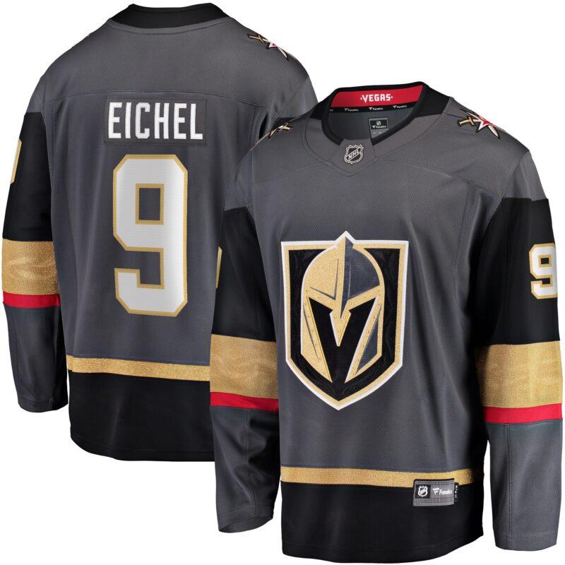 Jack Eichel Vegas Golden Knights Premier Breakaway Player Jersey - Gray