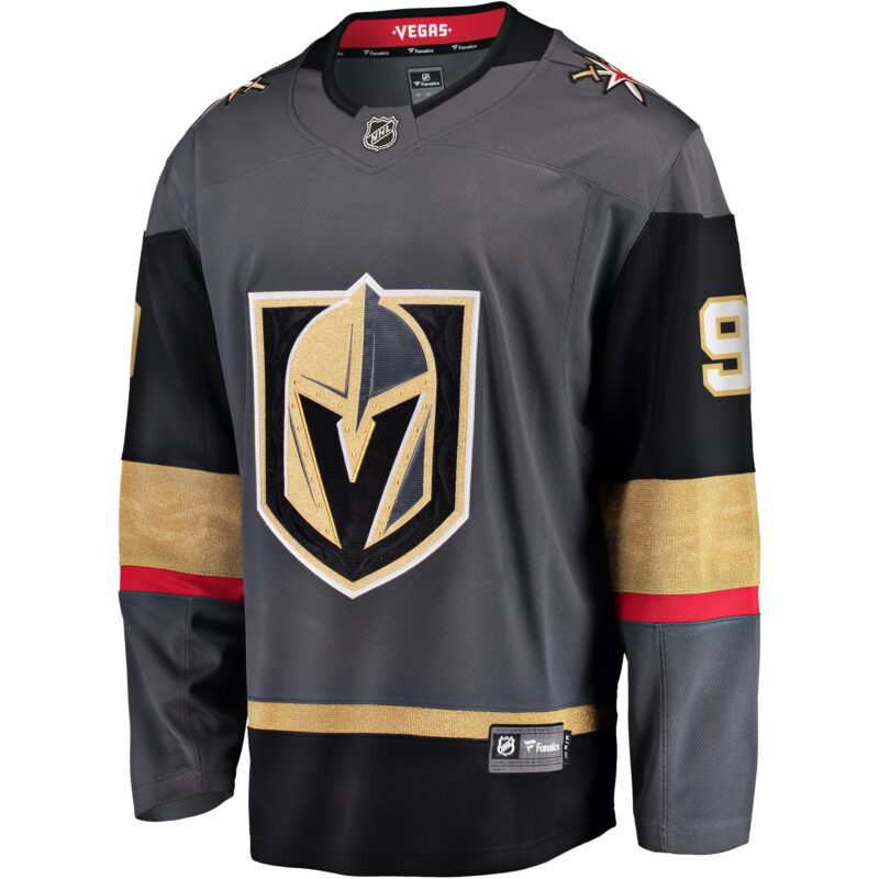 Jack Eichel Vegas Golden Knights Premier Breakaway Player Jersey - Gray - Image 2
