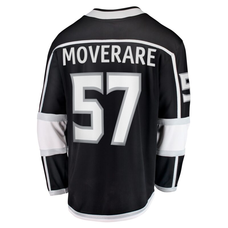 Jacob Moverare Los Angeles Kings Home Breakaway Player Jersey - Black - Image 3