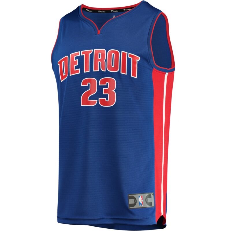 Jaden Ivey Detroit Pistons Fast Break Player Jersey - Icon Edition - Blue - Image 2