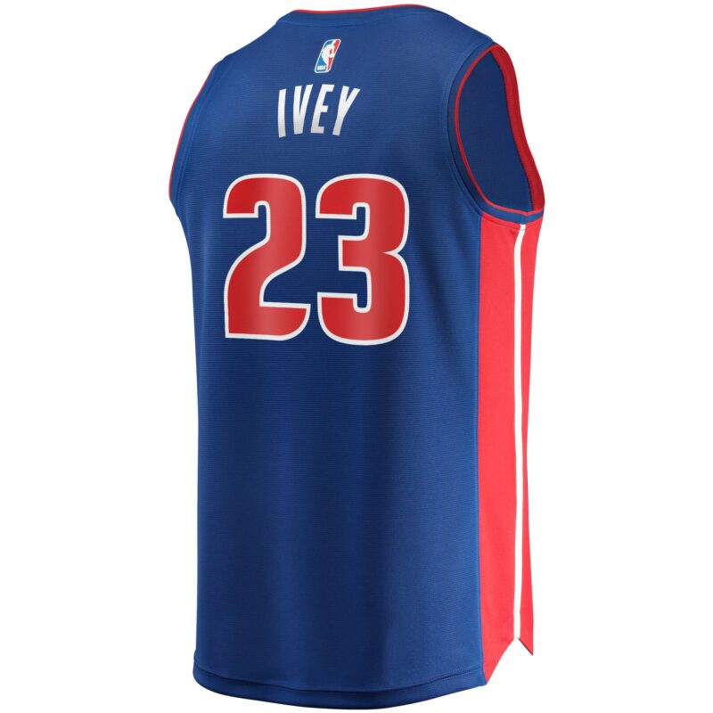 Jaden Ivey Detroit Pistons Fast Break Player Jersey - Icon Edition - Blue - Image 3