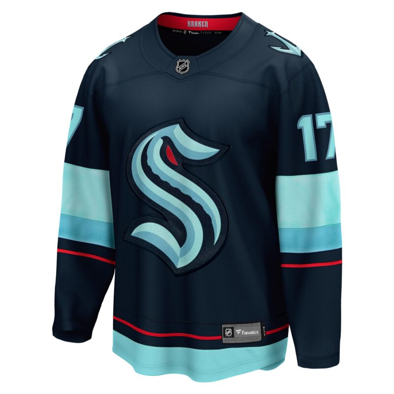 Jaden Schwartz Seattle Kraken Home Breakaway Player Jersey - Navy - Image 2