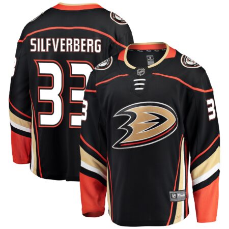 Jakob Silfverberg Anaheim Ducks Breakaway Player Jersey - Black