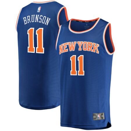 Jalen Brunson New York Knicks Big & Tall Fast Break Player Jersey - Royal - Icon Edition