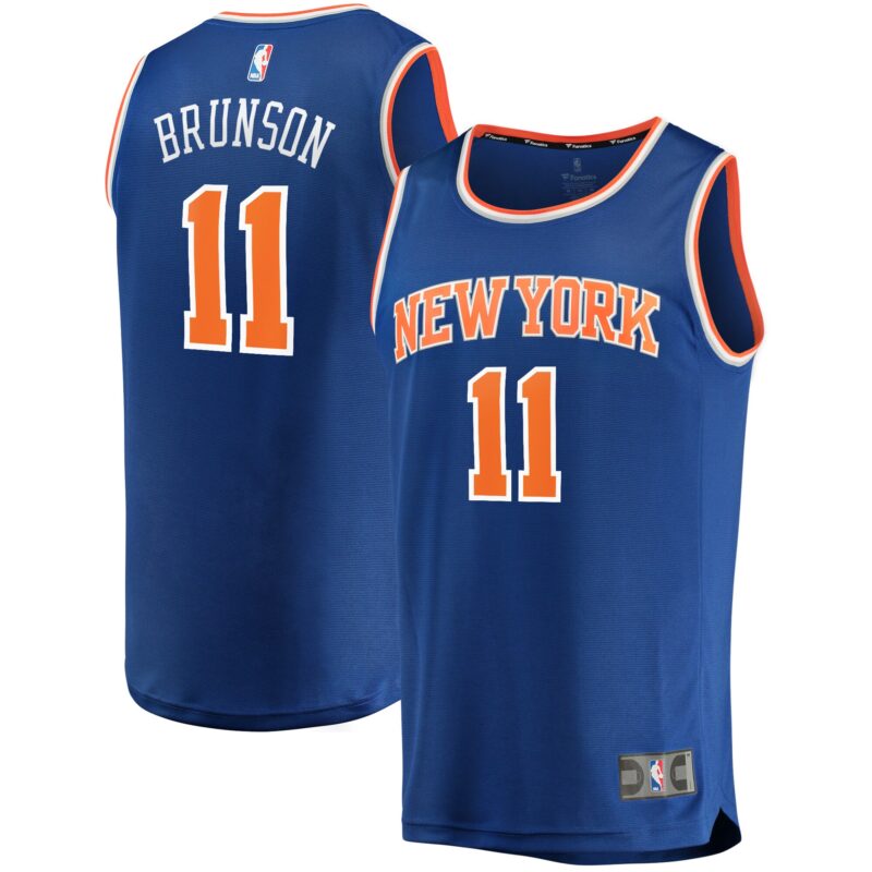 Jalen Brunson New York Knicks Big & Tall Fast Break Player Jersey - Royal - Icon Edition