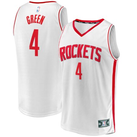 Jalen Green Houston Rockets Fast Break Player Jersey - Association Edition - White