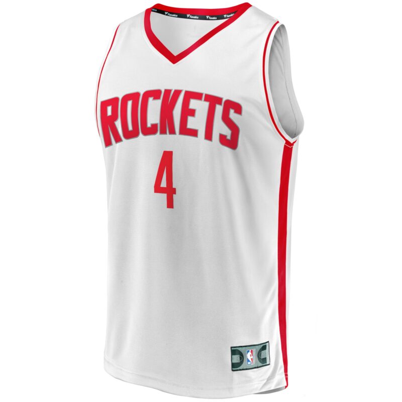 Jalen Green Houston Rockets Fast Break Player Jersey - Association Edition - White - Image 2