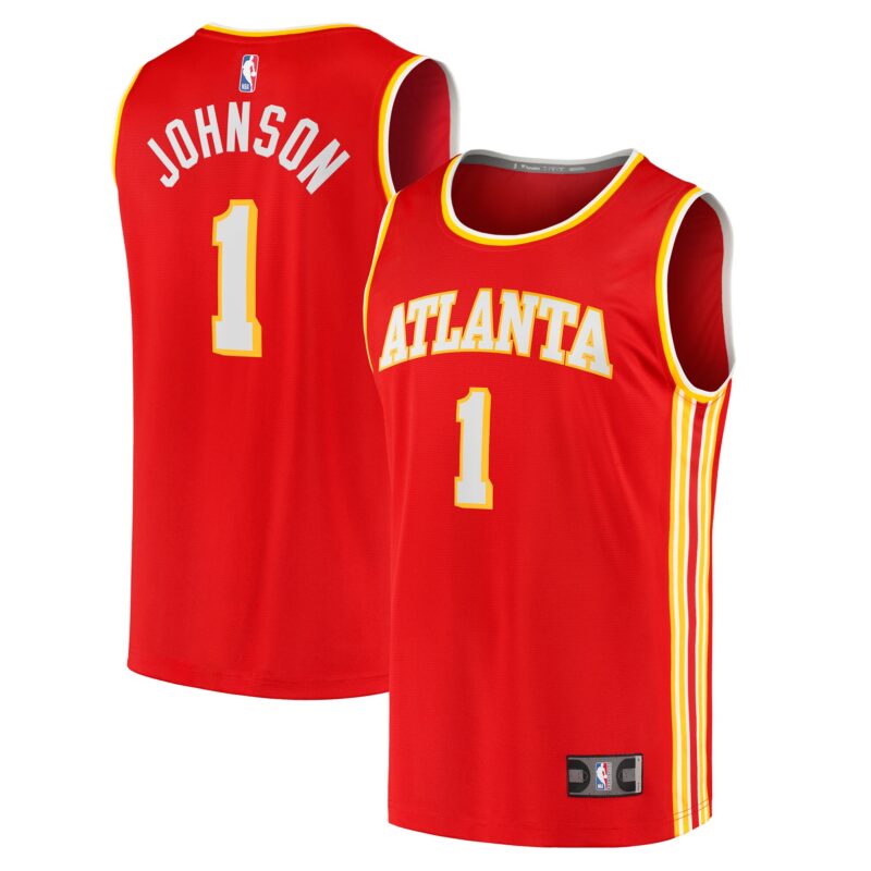 Jalen Johnson Atlanta Hawks Fast Break Jersey - Icon Edition - Red