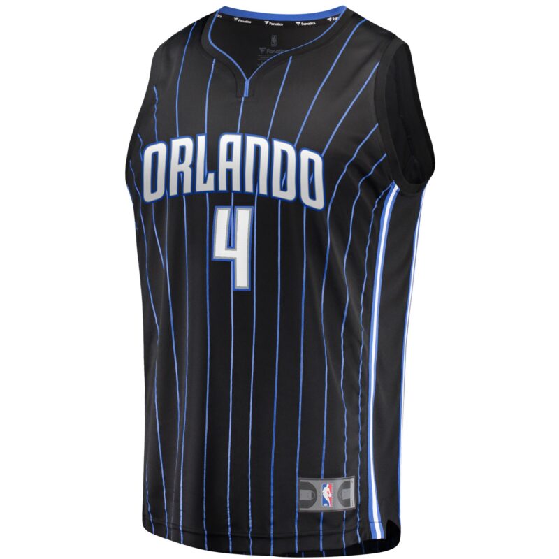 Jalen Suggs Orlando Magic Fast Break Jersey Black - Icon Edition - Image 2