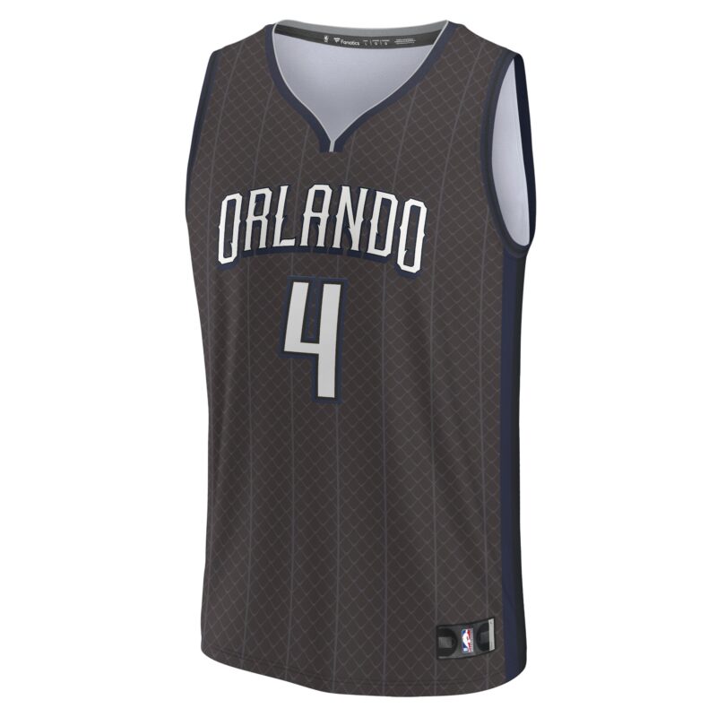 Jalen Suggs Orlando Magic Fastbreak Jersey - City Edition - Black - Image 2