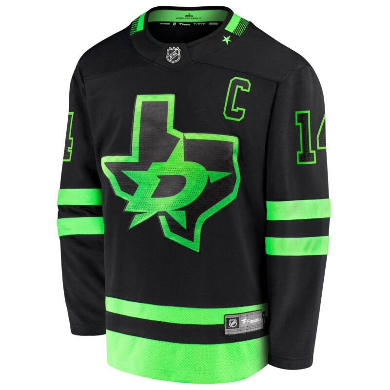 Jamie Benn Dallas Stars Alternate Premier Breakaway Player Jersey - Black - Image 2