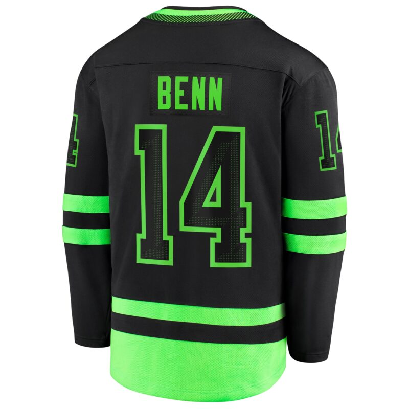 Jamie Benn Dallas Stars Alternate Premier Breakaway Player Jersey - Black - Image 3