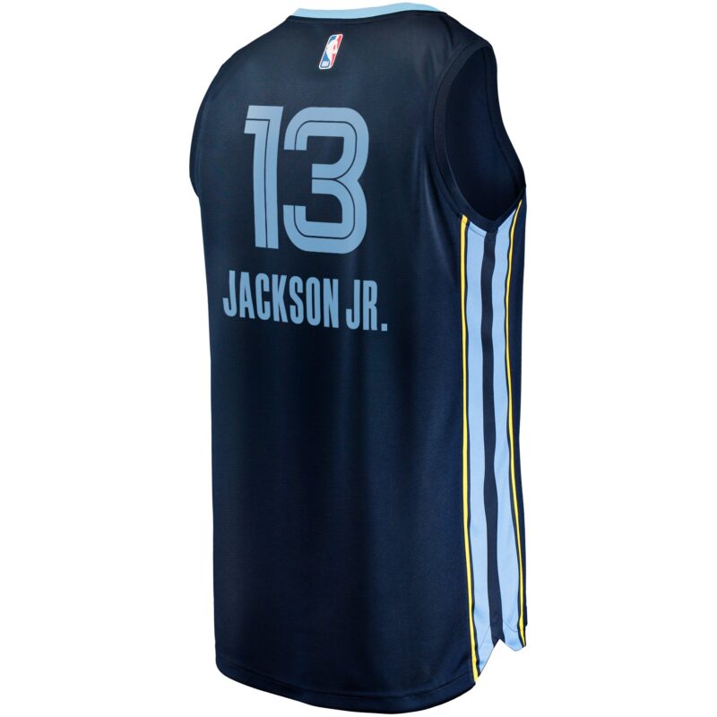 Jaren Jackson Jr. Memphis Grizzlies Fast Break Player Jersey Navy - Icon Edition - Image 3