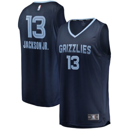 Jaren Jackson Jr. Memphis Grizzlies Fast Break Jersey - Navy - Icon Edition