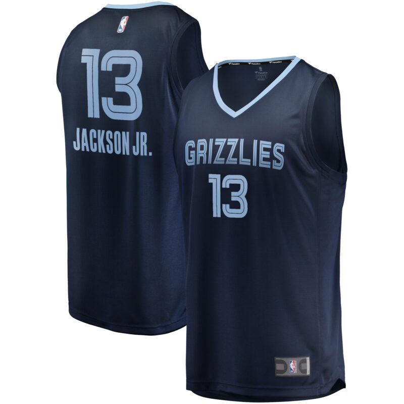 Jaren Jackson Jr. Memphis Grizzlies Fast Break Jersey - Navy - Icon Edition