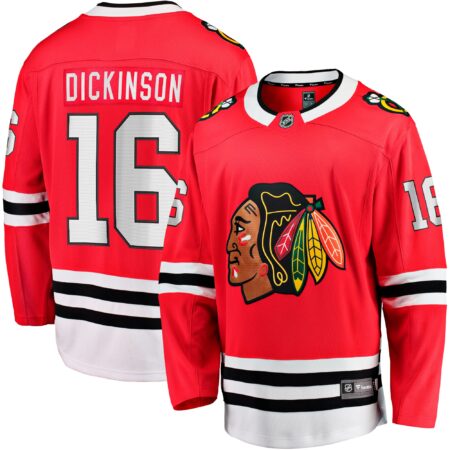 Jason Dickinson Chicago Blackhawks Home Breakaway Jersey - Red