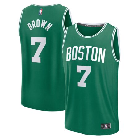 Jaylen Brown Boston Celtics Fast Break Player Jersey - Icon Edition - Kelly Green