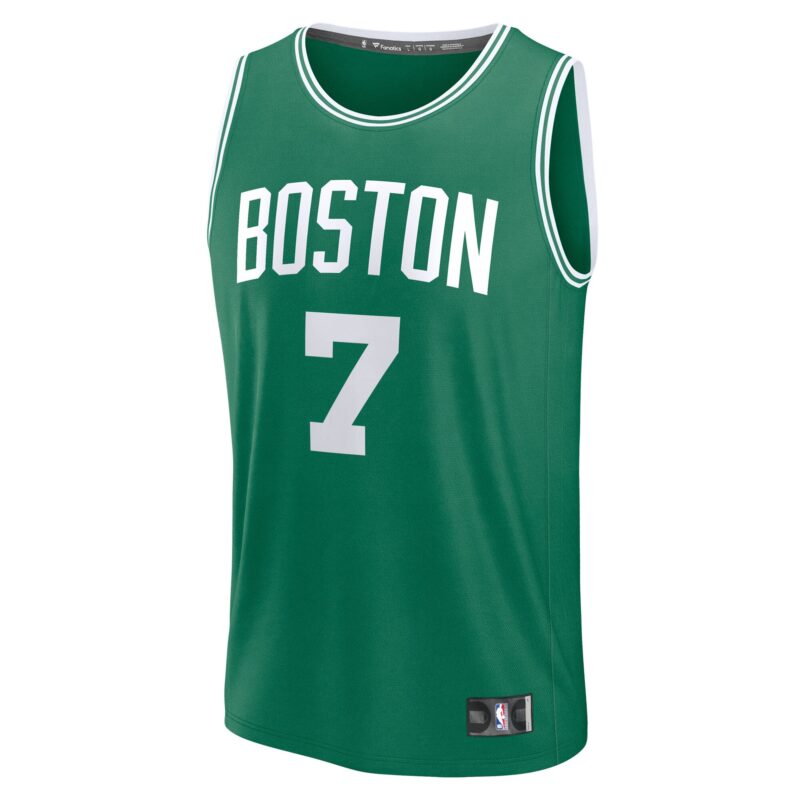 Jaylen Brown Boston Celtics Fast Break Player Jersey - Icon Edition - Kelly Green - Image 2