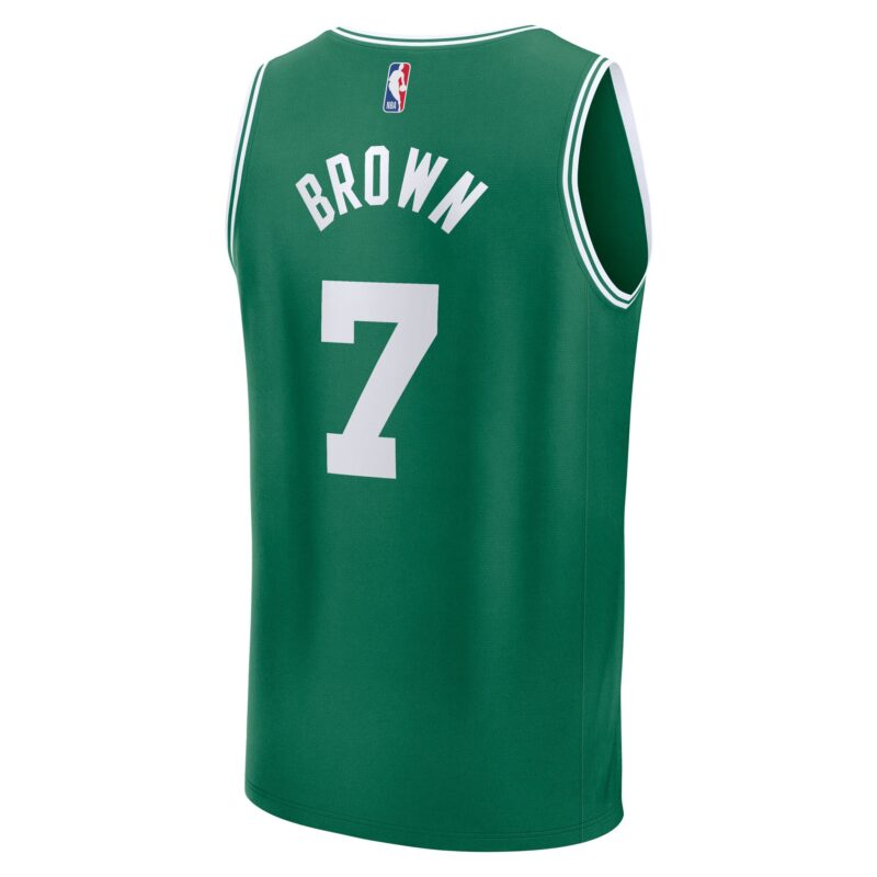 Jaylen Brown Boston Celtics Fast Break Player Jersey - Icon Edition - Kelly Green - Image 3