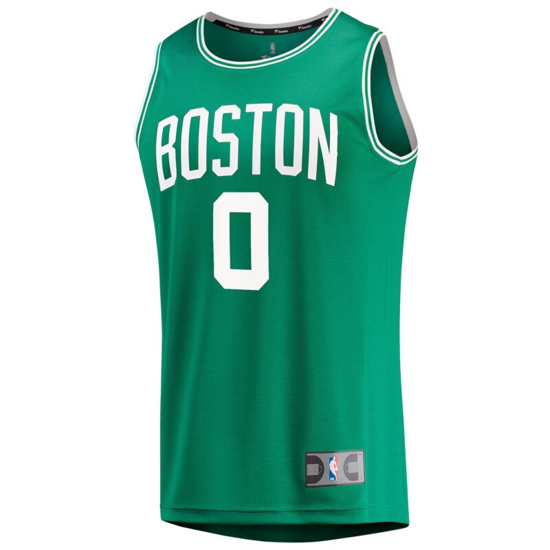 Jayson Tatum Boston Celtics Big & Tall Fast Break Player Jersey - Kelly Green - Icon Edition - Image 2