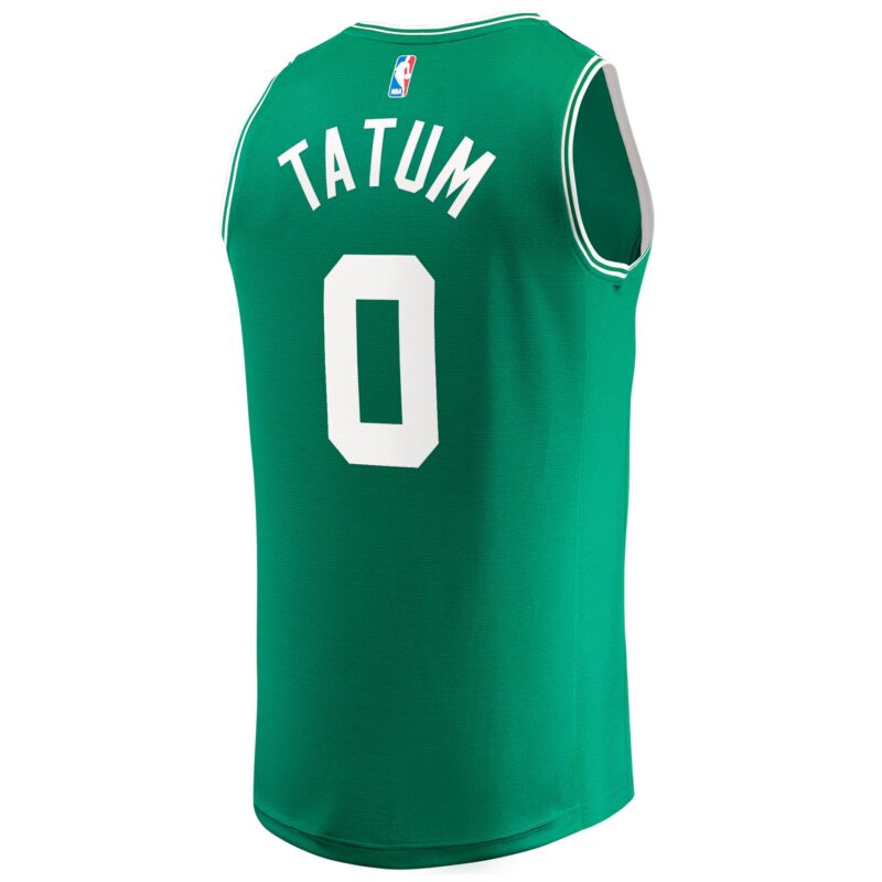 Jayson Tatum Boston Celtics Big & Tall Fast Break Player Jersey - Kelly Green - Icon Edition - Image 3