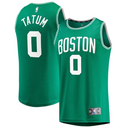 Jayson Tatum Boston Celtics Fast Break Jersey - Icon Edition - Kelly Green