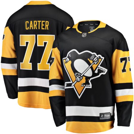 Jeff Carter Pittsburgh Penguins Home Breakaway Jersey - Black