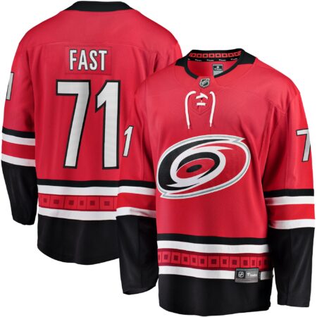 Jesper Fast Carolina Hurricanes Alternate Breakaway Jersey - Red
