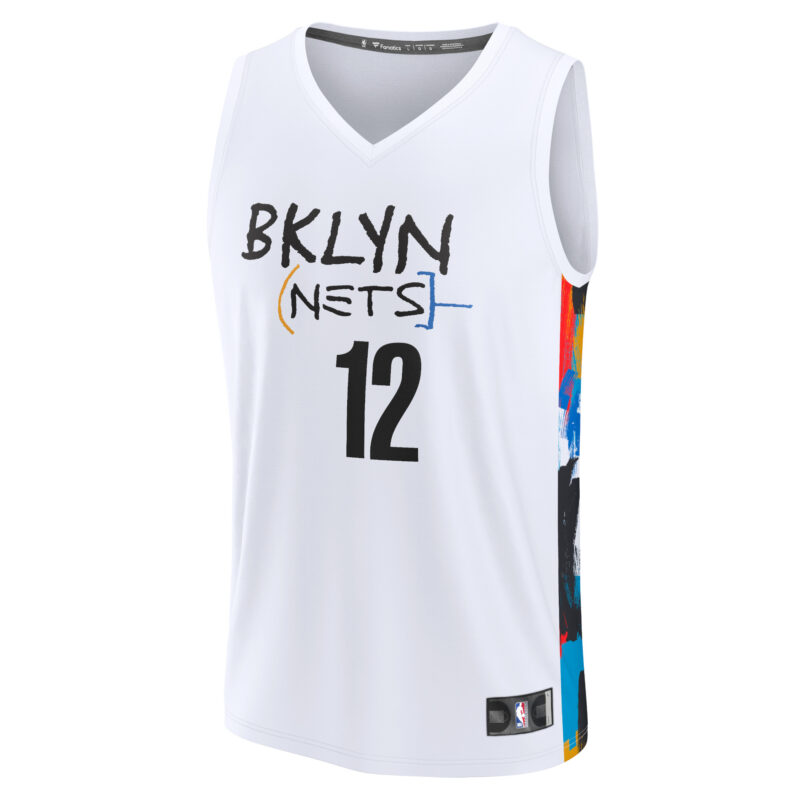 Joe Harris Brooklyn Nets Fastbreak Jersey - City Edition - White - Image 2
