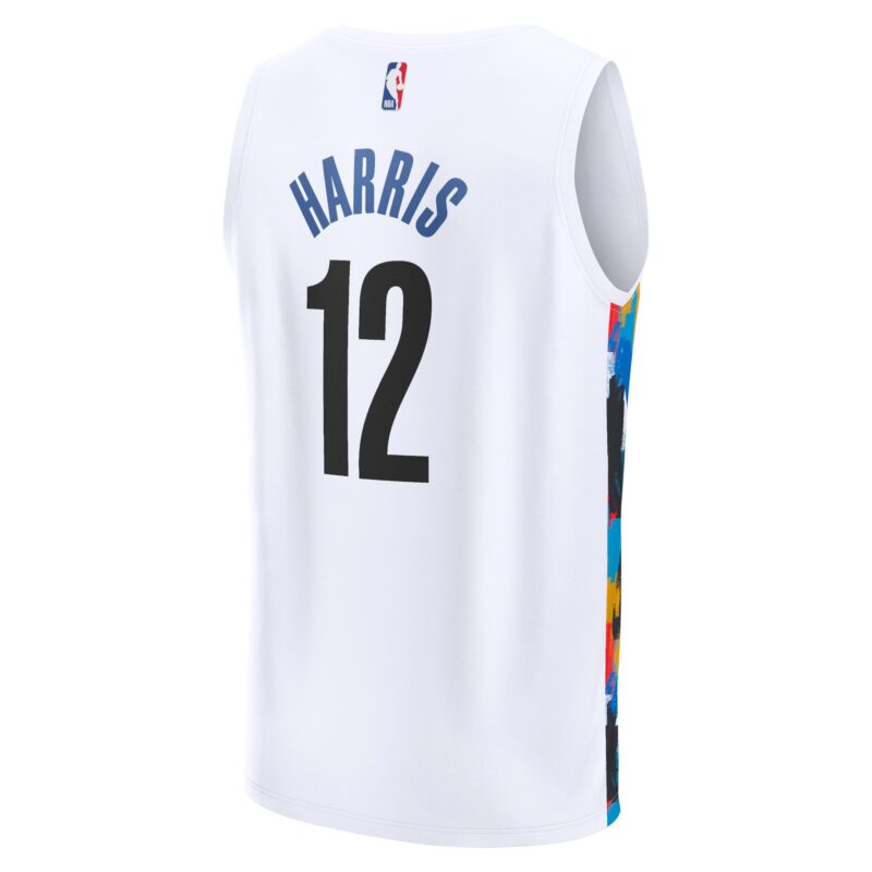 Joe Harris Brooklyn Nets Fastbreak Jersey - City Edition - White - Image 3