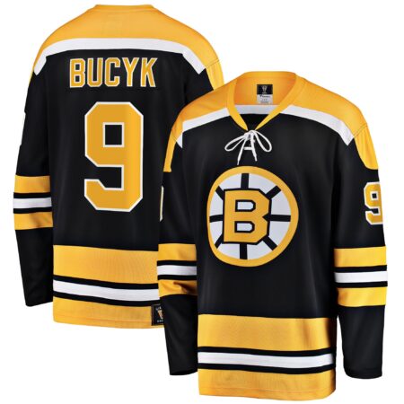 John Bucyk Boston Bruins Premier Breakaway Retired Player Jersey - Black