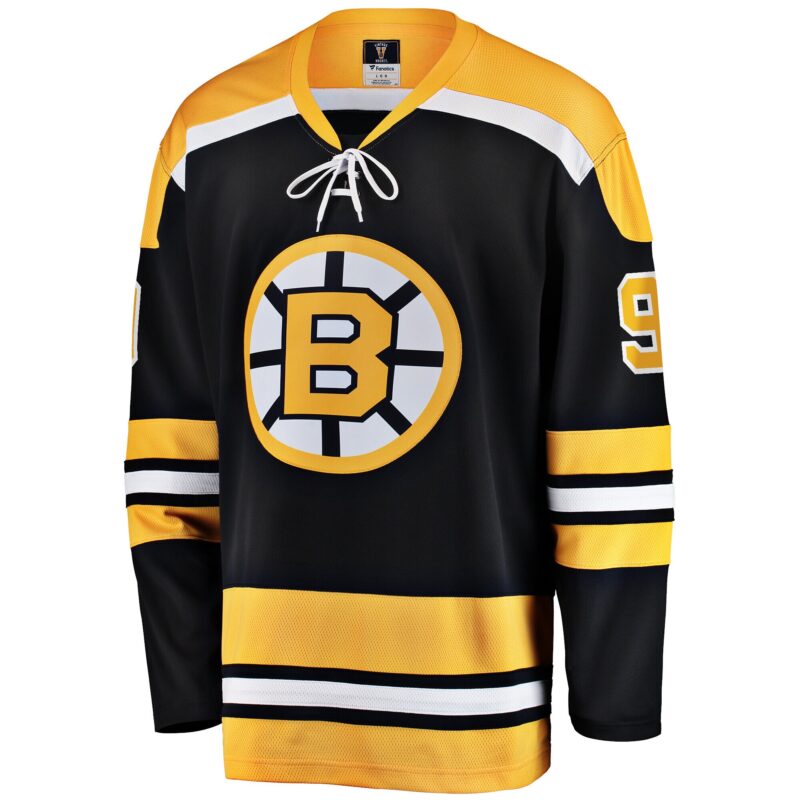 John Bucyk Boston Bruins Premier Breakaway Retired Player Jersey - Black - Image 2