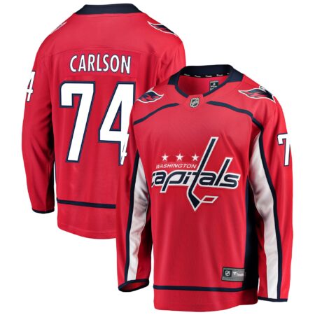 John Carlson Washington Capitals Home Breakaway Player Jersey - Red