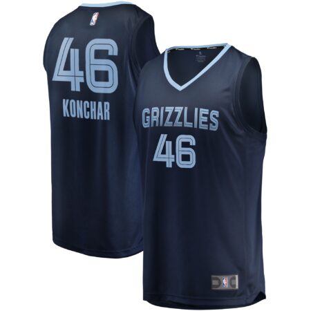 John Konchar Memphis Grizzlies Fast Break Jersey Navy - Icon Edition