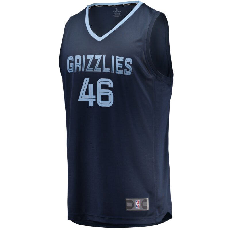 John Konchar Memphis Grizzlies Fast Break Jersey Navy - Icon Edition - Image 2