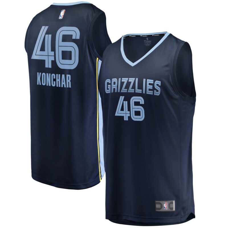 John Konchar Memphis Grizzlies Fast Break Jersey - Icon Edition - Navy