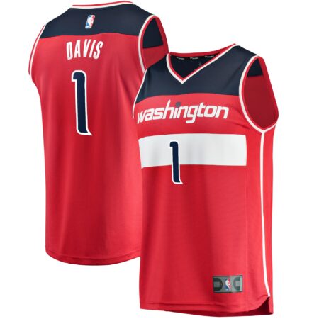 Johnny Davis Washington Wizards Fast Break Player Jersey Icon - Edition - Red