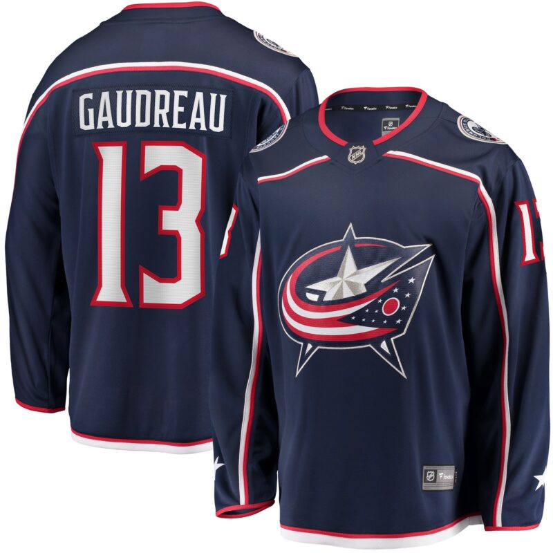 Johnny Gaudreau Columbus Blue Jackets Breakaway Player Jersey - Navy