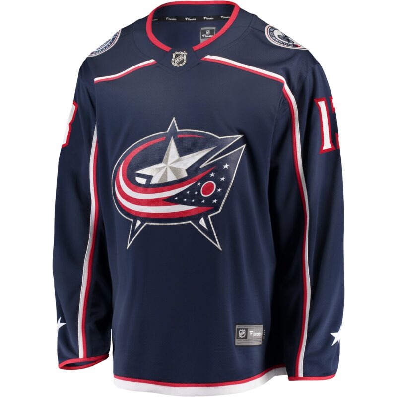 Johnny Gaudreau Columbus Blue Jackets Breakaway Player Jersey - Navy - Image 2