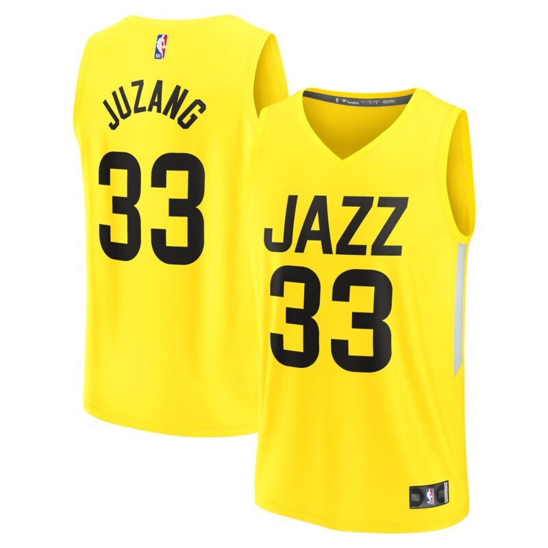 Johnny Juzang Utah Jazz Fast Break Player Jersey - Icon Edition - Yellow