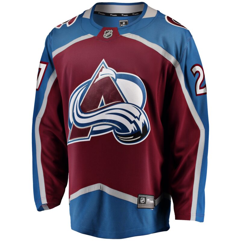 Jonathan Drouin Colorado Avalanche Home Breakaway Jersey - Maroon - Image 2