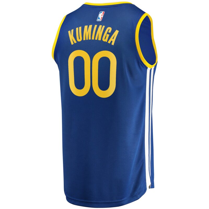 Jonathan Kuminga Golden State Warriors Fast Break Jersey - Icon Edition - Royal - Image 3