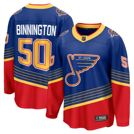 Binnington St. Louis Blues Alternate Premier Breakaway Player Jersey - Royal