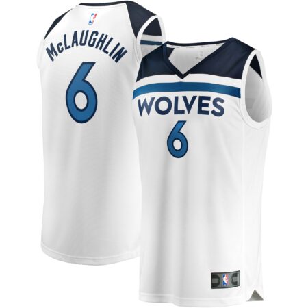 McLaughlin Minnesota Timberwolves Fast Break Player Jersey - Association Edition - White
