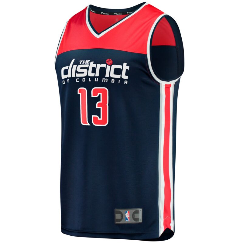 Poole Washington Wizards Fast Break Player Jersey - Statement Edition - Navy - Image 2
