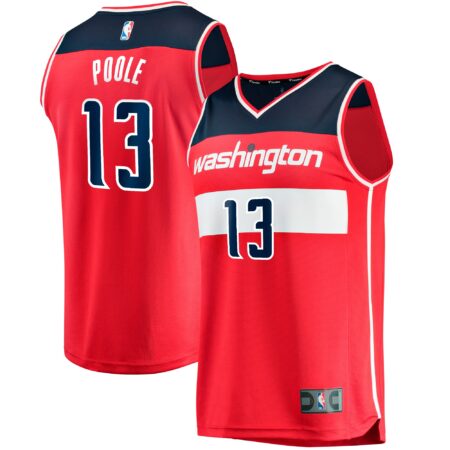 Poole Washington Wizards Fast Break Player Jersey - Icon Edition - Red