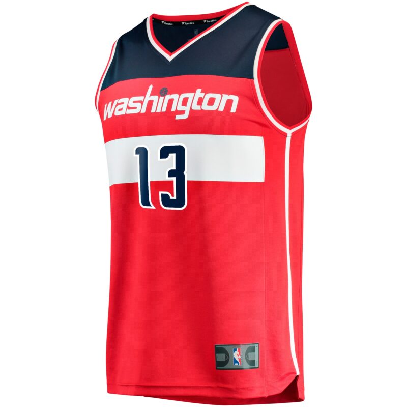 Poole Washington Wizards Fast Break Player Jersey - Icon Edition - Red - Image 2